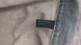 Giubbotto Benetton bambina jeans