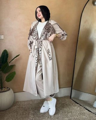 Conjunto 3 piezas estampado leopardo