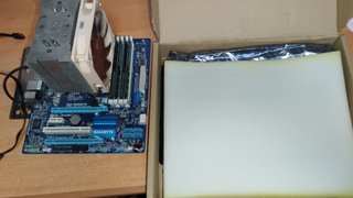 Placa Gigabyte H77M-DH3 16GB DDR3, i7 2600 16gb dd