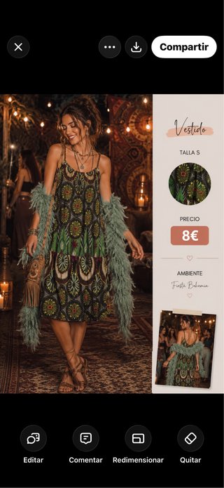 Kimono Chanel Talla Única Estampado