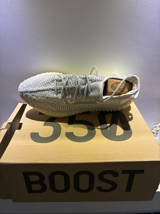 Adidas Yeezy 350 Scarpe Grigio Bianco Taglia 46