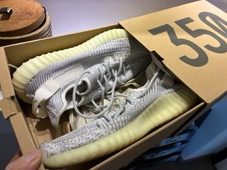 Adidas Yeezy 350 Scarpe Grigio Bianco Taglia 46