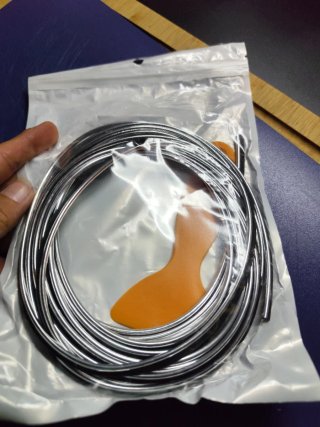 Tira Embellecedor Salpicadero Plata