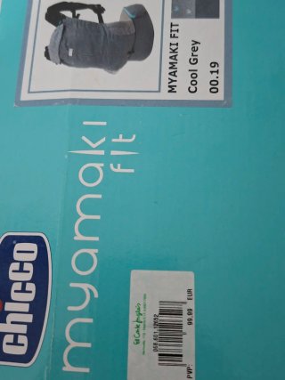 Mochila Portabebés Chicco Myamaki Fit 0m+