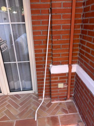 Manivela para toldo blanca