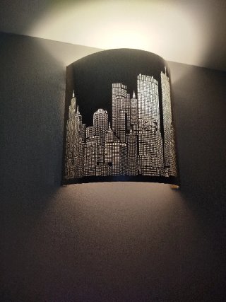 Lámpara Techo Skyline New York Plateado
