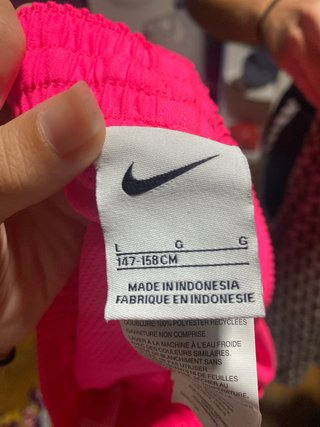 Bañador Nike niño rosa