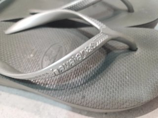 Havaianas plateadas plataformas