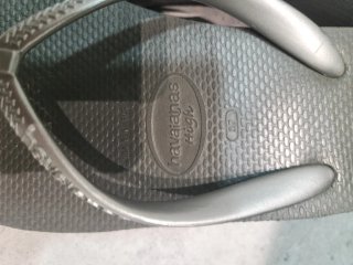 Havaianas plateadas plataformas
