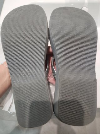 Havaianas plateadas plataformas