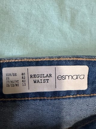 Shorts vaqueros Esmara bajo ondas Talla 40