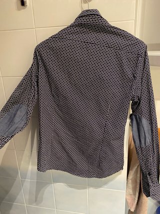 Camicia uomo Red Jack fantasia geometrica blu L