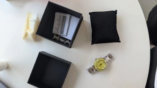 Vostok Amphibia Neptune GMT Giallo 96074A