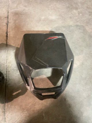 Carenado Faro Moto Enduro/Motocross Negro