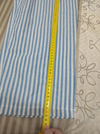Pantalón largo Shein rayas azul talla XXL