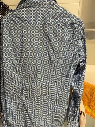 Camicia uomo BRIAN DALES fantasia blu/bianco