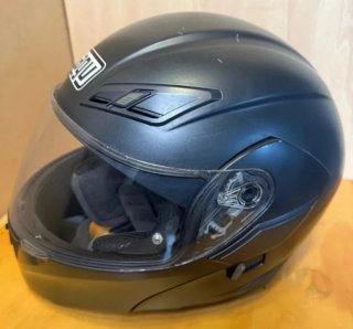 Casco Moto Modular AGV Negro
