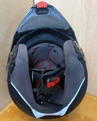 Casco Moto Modular AGV Negro