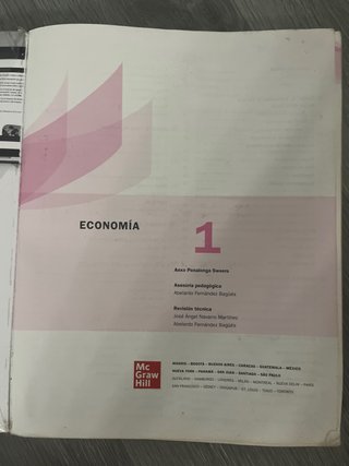 Economía 1.o Bachillerato