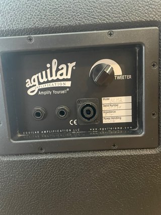 Amplificador tone hammer 500 y Pantalla Aguilar SL