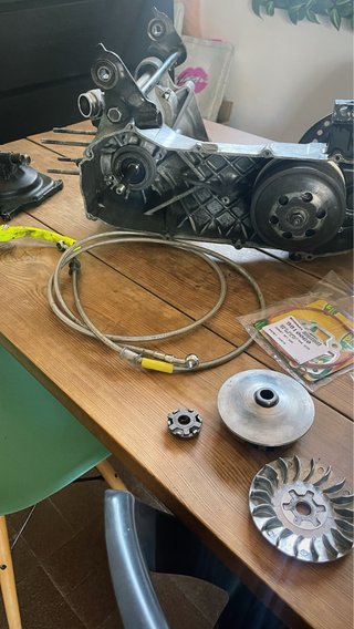 Motor Aerox preparado