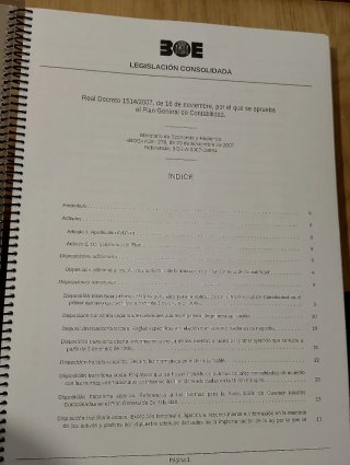 Plan general contable de Contabilidad financiera 2