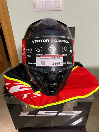 Casco LS2 Vector 2 Carbon Savage 05 Talla S