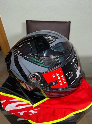 Casco LS2 Vector 2 Carbon Savage 05 Talla S