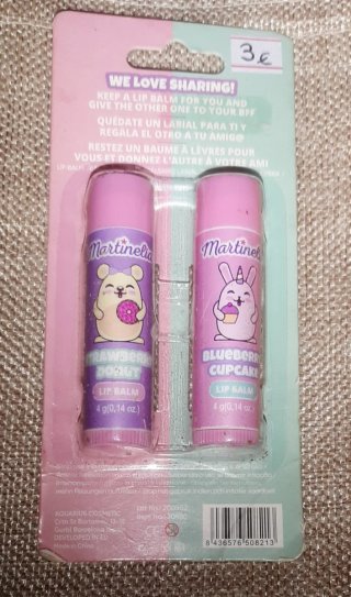 Bálsamos labiales Martinelia (2 uds)