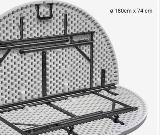 Mesa Redonda Plegable Cofan Ø 180cm