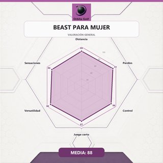 Set de Palos de Golf MASTER BEAST para Mujer