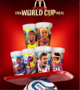 Bicchieri McDonald's Coppa del Mondo FIFA
