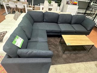 Sofá Rinconera 270cm Gris Poliéster
