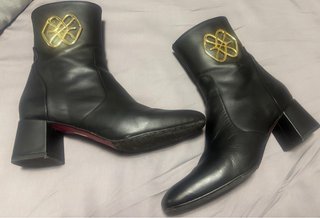2 pares botines Cuplé negros talla 39
