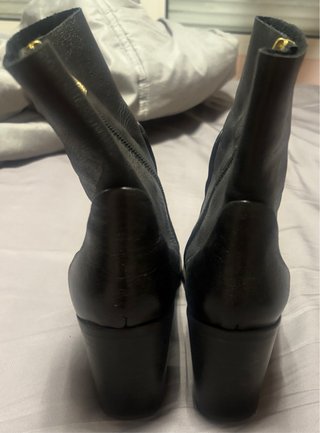 2 pares botines Cuplé negros talla 39