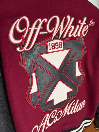 Chaqueta Bomber Off-White x AC Milan
