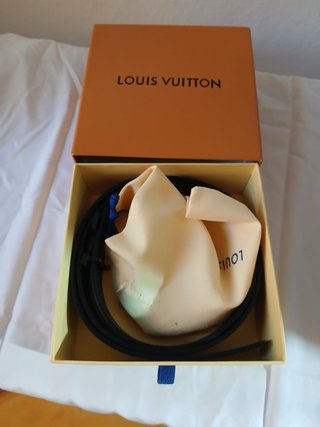 Cintura Louis Vuitton Monogram Grigio Nero