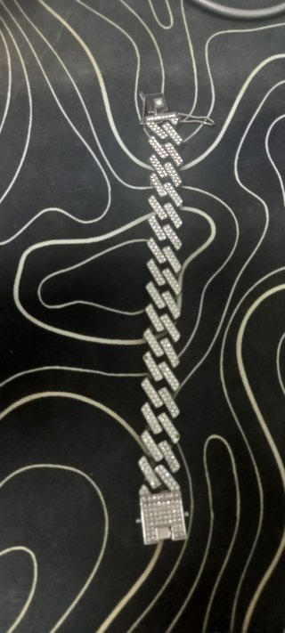 Pulsera de eslabones con diamantes