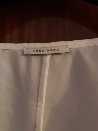 Camiseta IKKS Woman bordada con flecos