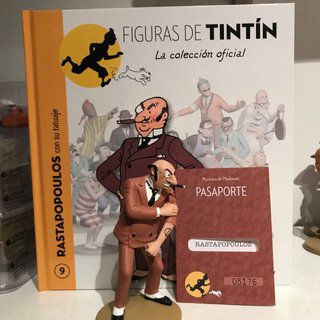 Figura Tintin Rastapopoulus con se tatuaje