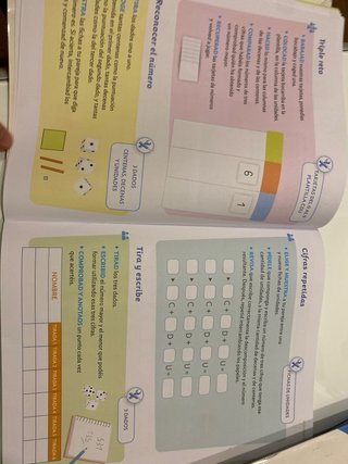 Libro matemáticas con las manos 2 primaria.