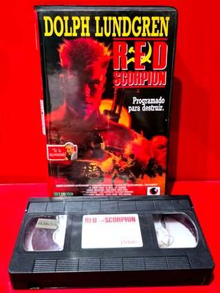 VHS Red Scorpion (1988) - Dolph Lundgren 1a EDIC