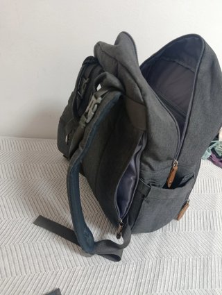 Mochila pañalera con cambiador