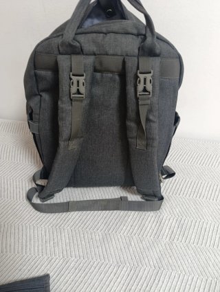 Mochila pañalera con cambiador