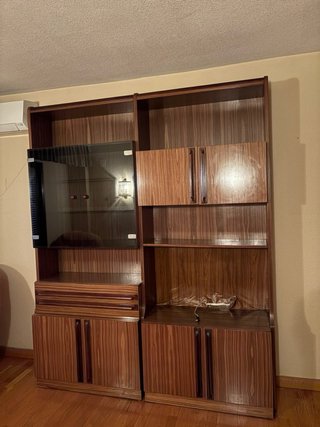 Mueble modular de salón de madera