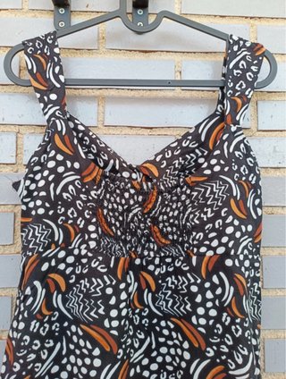 Vestido largo Sfera estampado