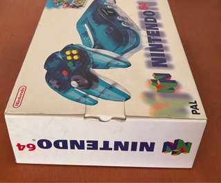 Nintendo 64 Blu Trasparente + Super Mario 64