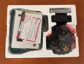 Nintendo 64 Blu Trasparente + Super Mario 64