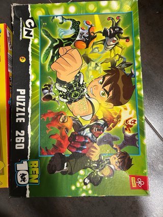 2 Puzzles: Simpsons y Ben 10