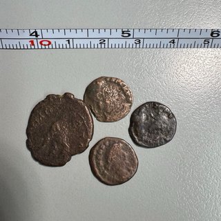 Lote 4 Monete Romane in Bronzo